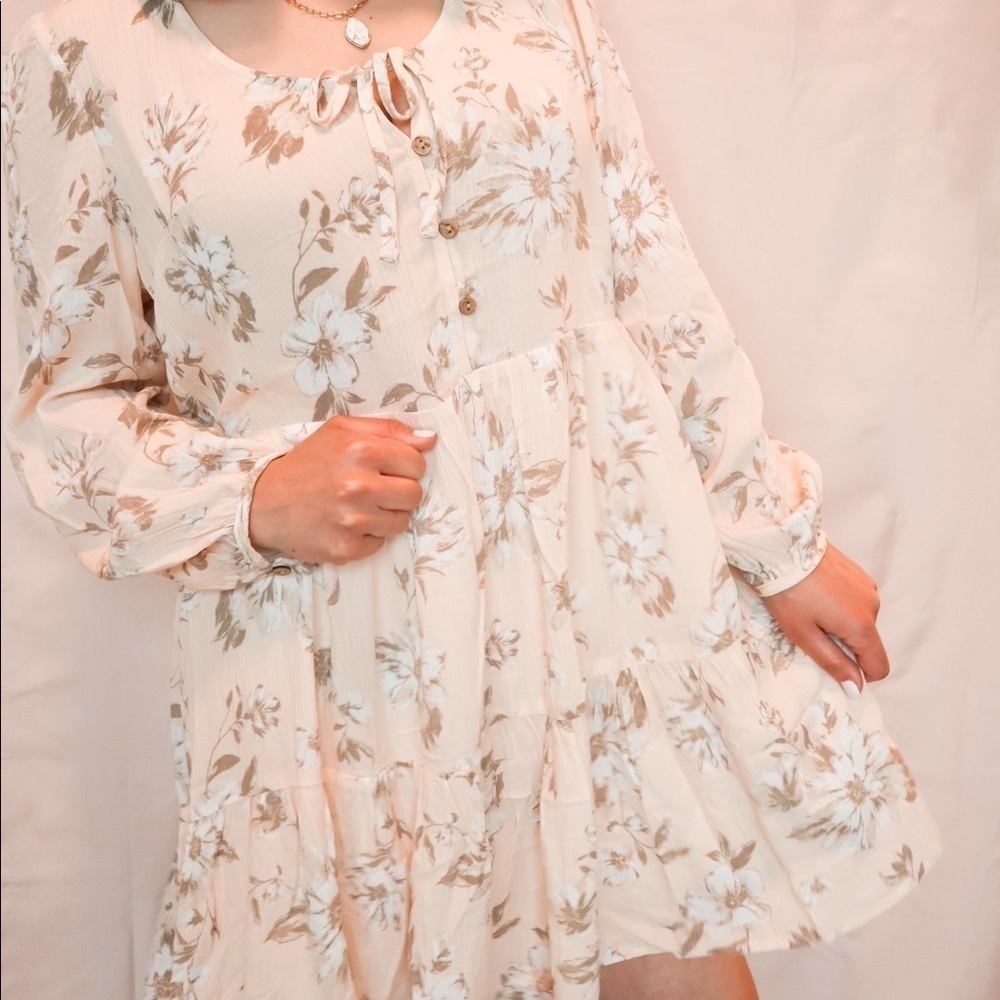 Floral swing dress